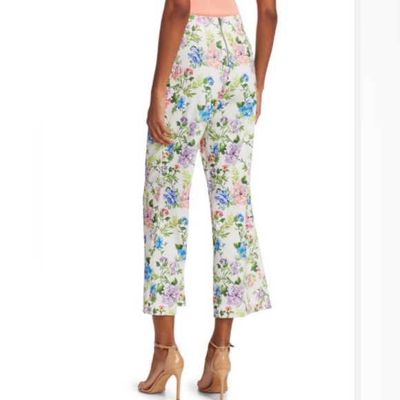 NWT Alice + Olivia Lorinda Clean Super High-Waist Ankle Pants in size 8 - Picture 3 of 9